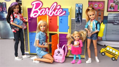 new barbie doll video|barbie toys at school videos.